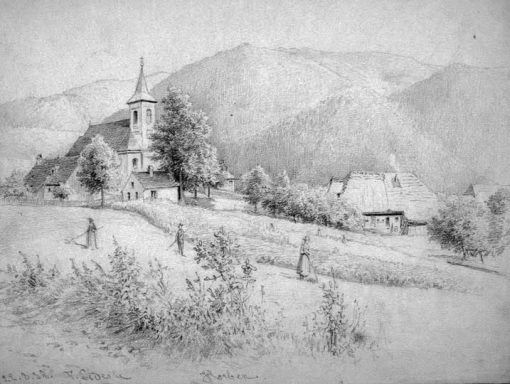 Horben Dorfmitte 1850